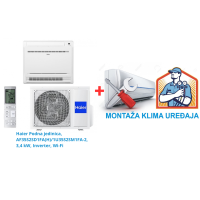 Haier Podna jedinica, AF35S2SD1FA(H)/1U35S2SM1FA-2, 3,4 kW, Inverter,  Wi-Fi SA MONTAŽOM